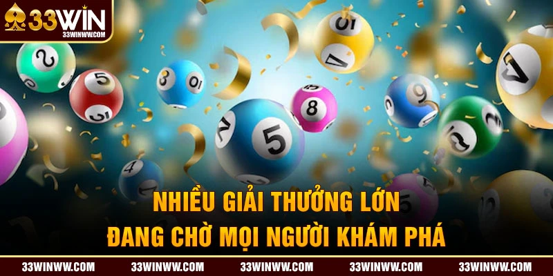 Nhiều giải thưởng lớn đang chờ tại BBIN Lottery